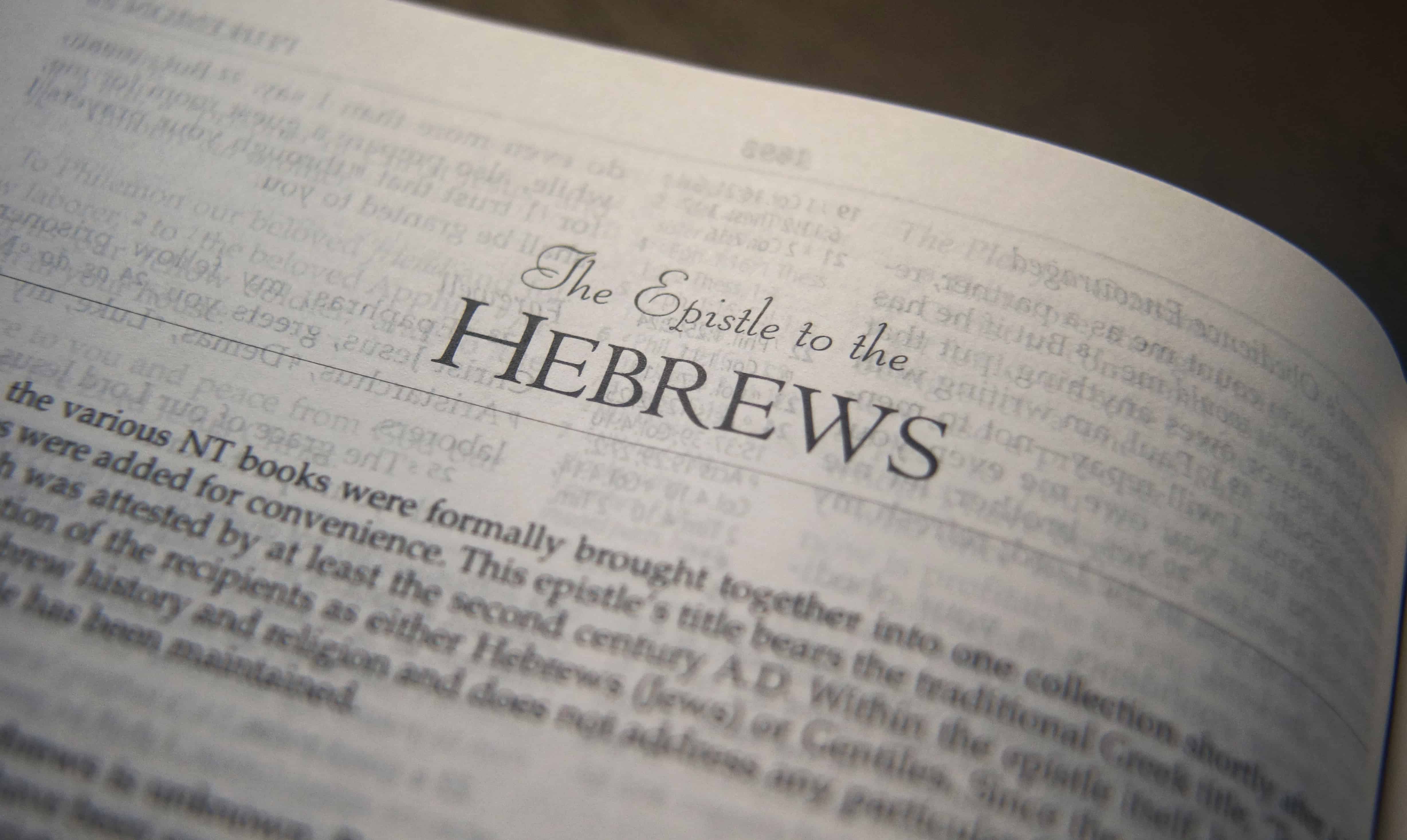 better a study of hebrews