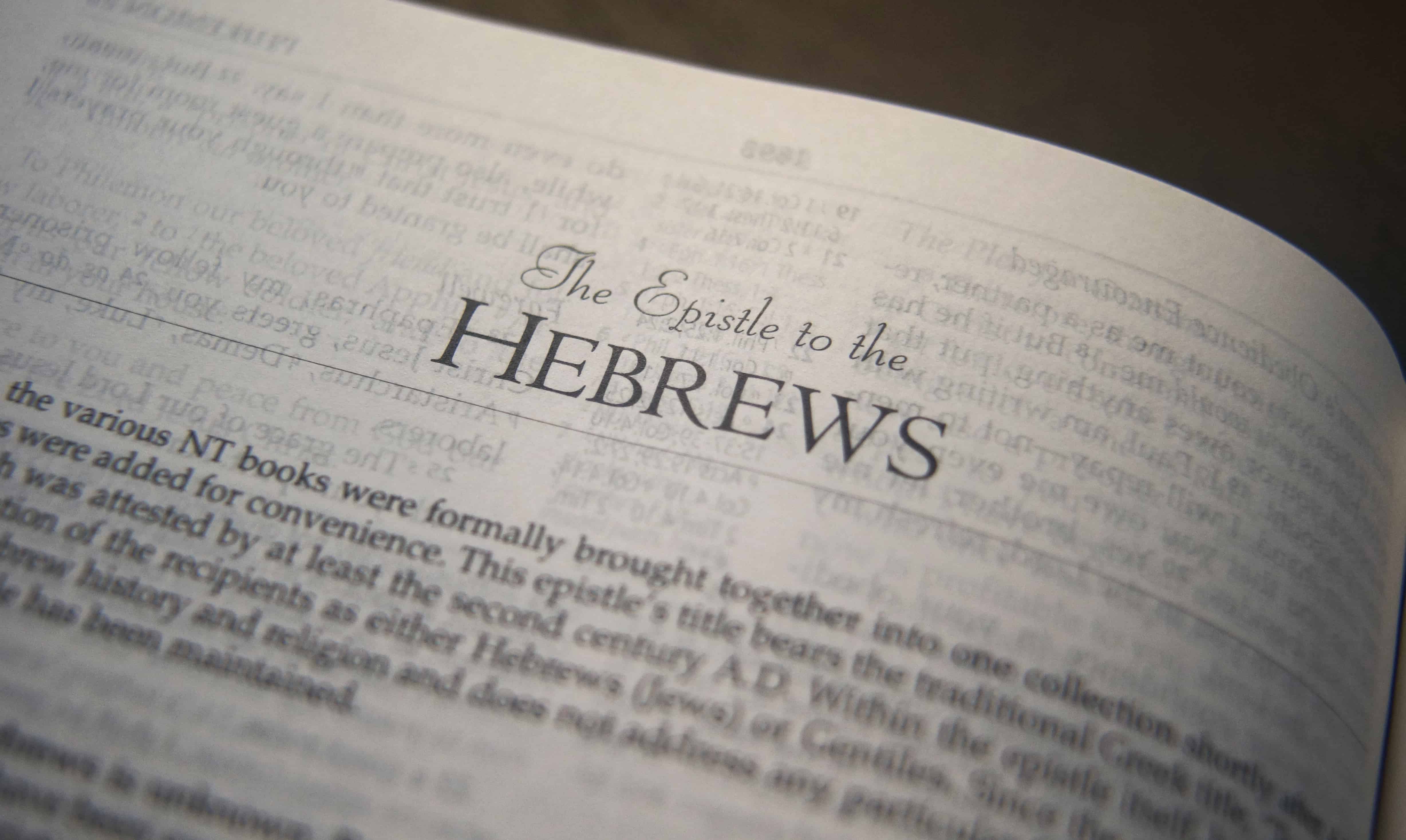 What Is The Main Message Of Hebrews